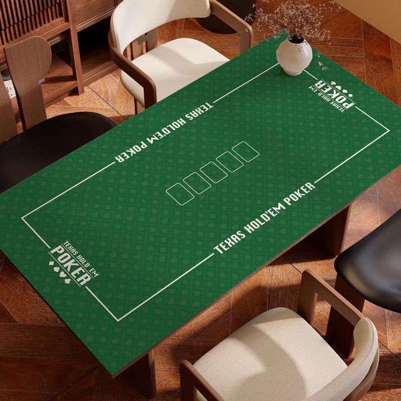 Party Games Simple - Einfache Texas Hold'em Tischmatte Wasserdicht und