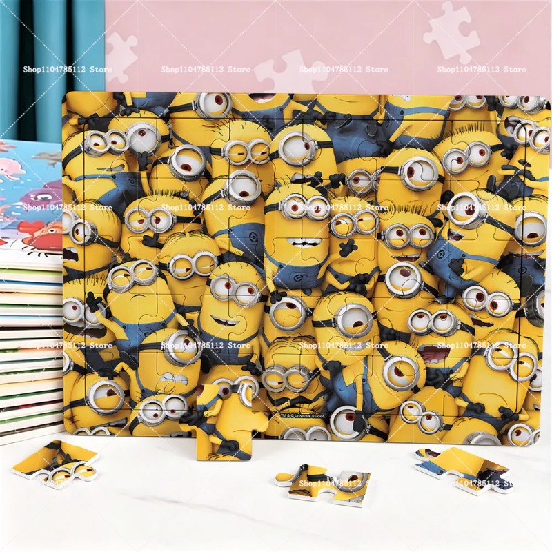 Party Games Simple - 2026 Minions Puzzle Cartoon Anime Figuren