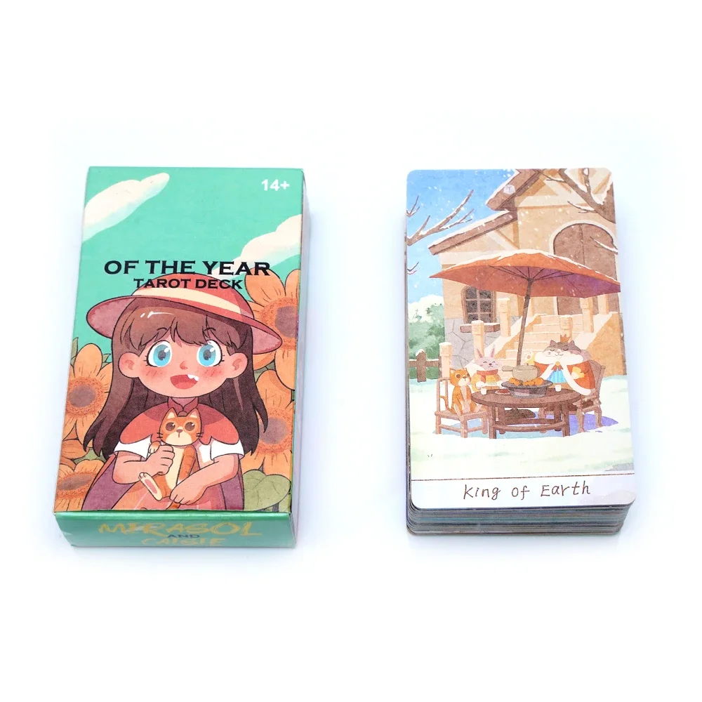 Party Games Juegos De Mesa - Tarot-Deck des Jahres, 78 Karten für