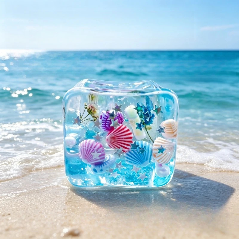 Party Games For Adults And Kids - Ozean-Stil Eingebettete Muschel Langsam Aufsteigendes Squishy-Spielzeug