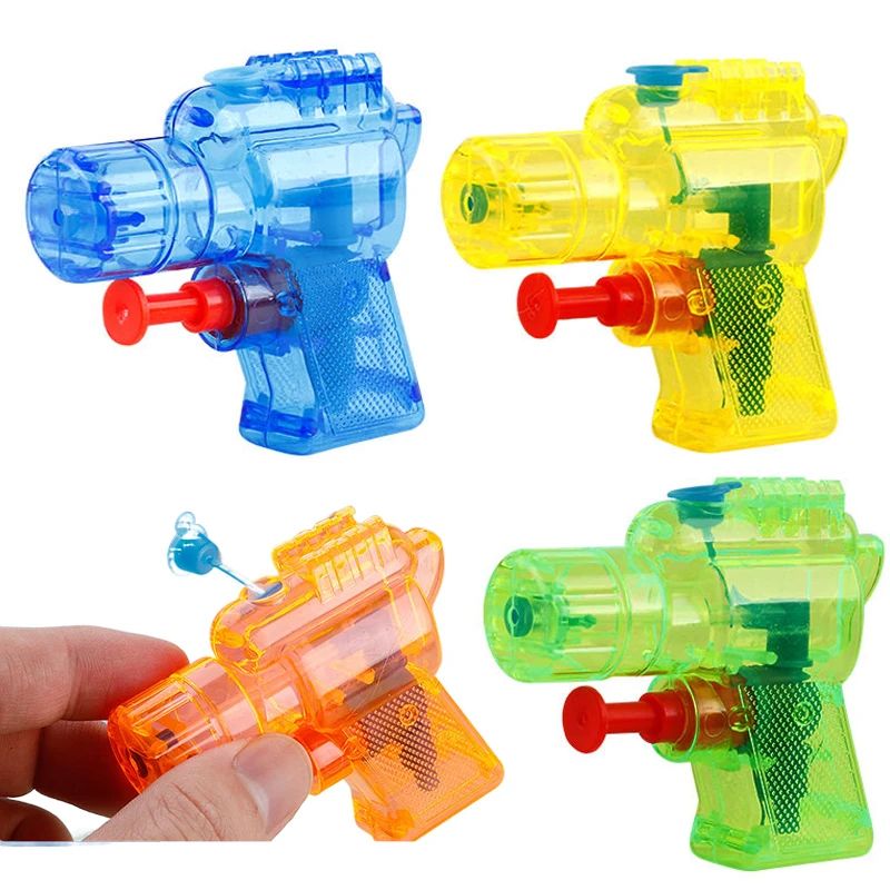 Party Games Simple - 5/10 Stück Mini-Spritzpistole Transparente Farbe Sommer