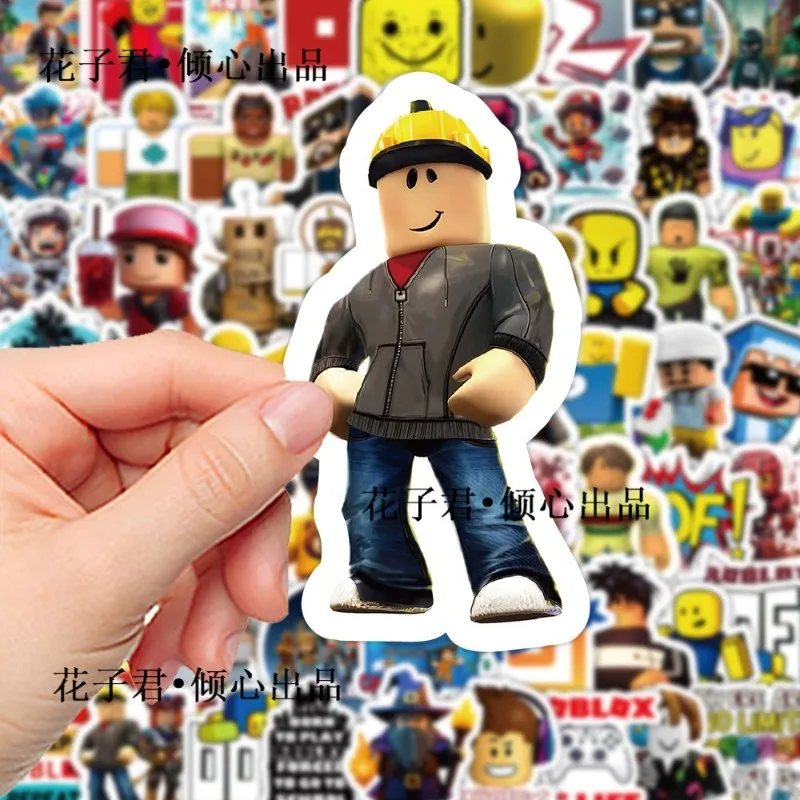 Party Games In Roblox - Neue Robloxs-Peripherie-Aufkleber, kreative Cartoon-Spielfiguren, wasserfeste Aufkleber,