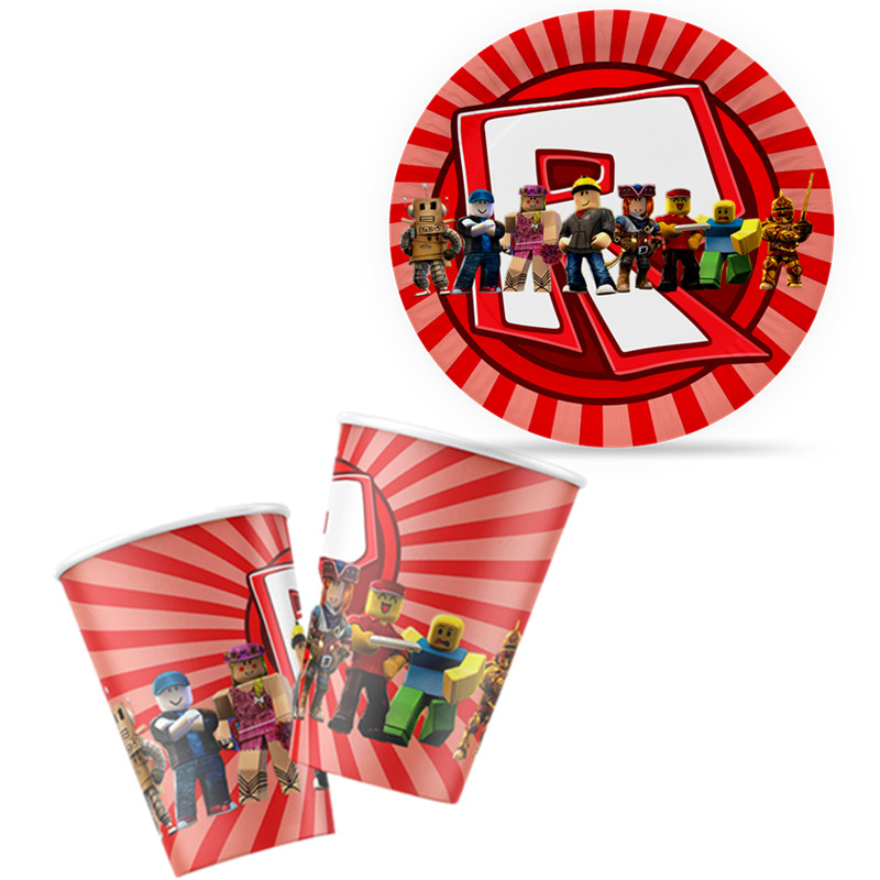 Party Games In Roblox - Roboter Alles Gute zum Geburtstag Dekoration