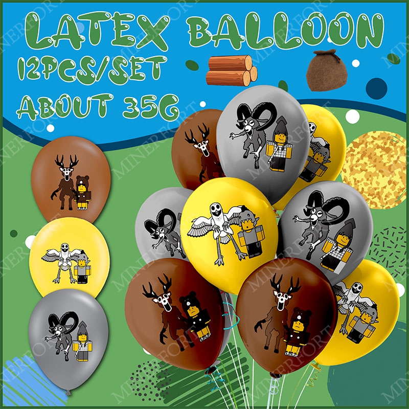 Party Games In Roblox - Roboter 99 Nächte im Wald Latexballons