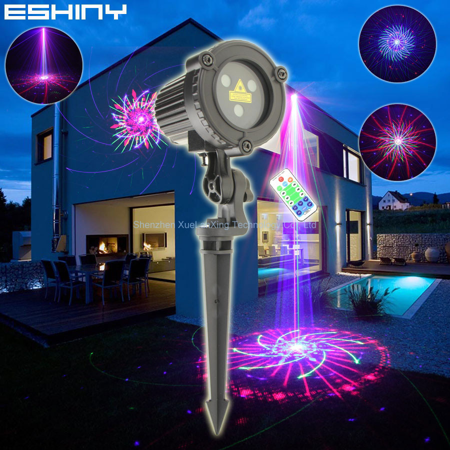Games Garden Party - Eshiny rgb laser landschafts licht bewegend