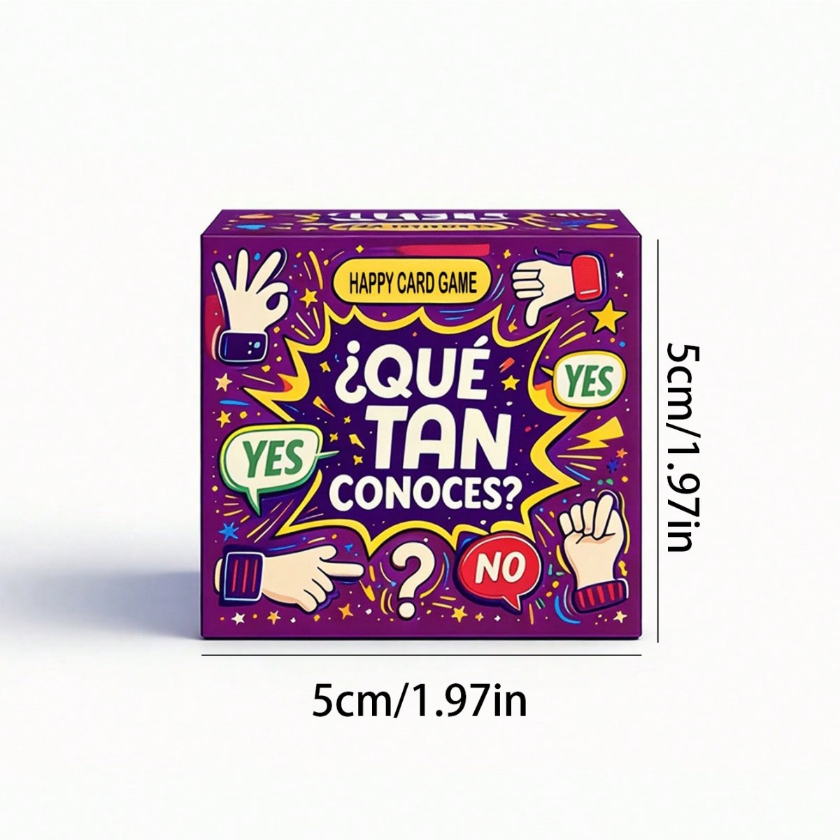 Party Games Entertainer - Spanisches Mini 5cm Spielkarten-Set: Kennen Sie
