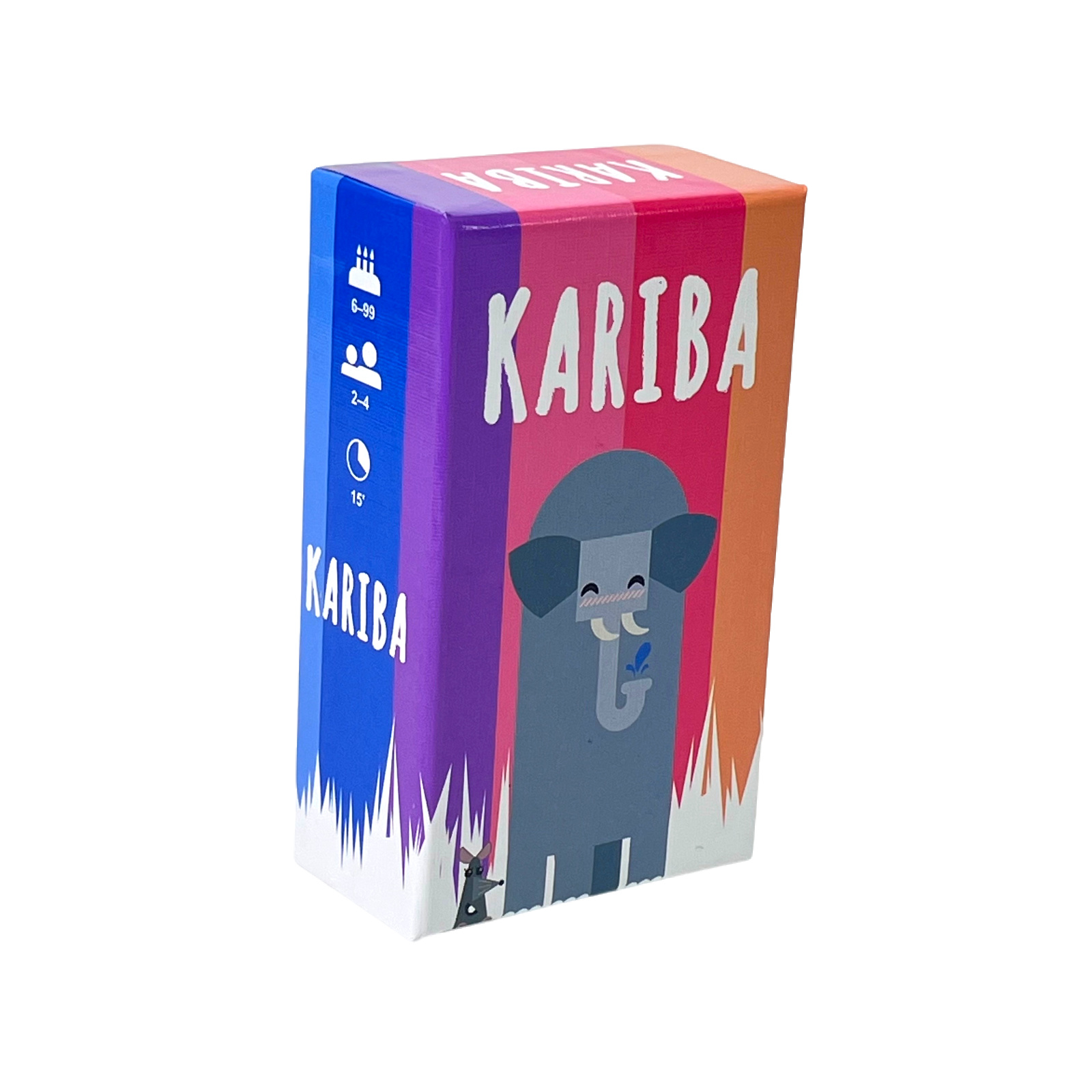 Party Games Simple - Brettspiel KARIBA: Tragbares Reisespiel in kleiner