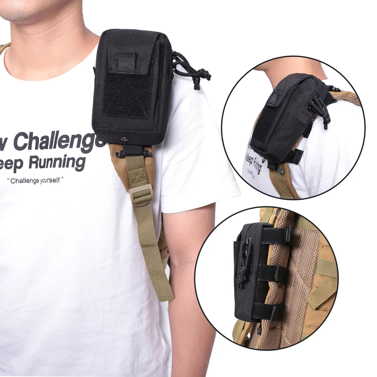 Molle Rucksackgurt-Handyhalter – Sack Race Bag Bewertung und Preis