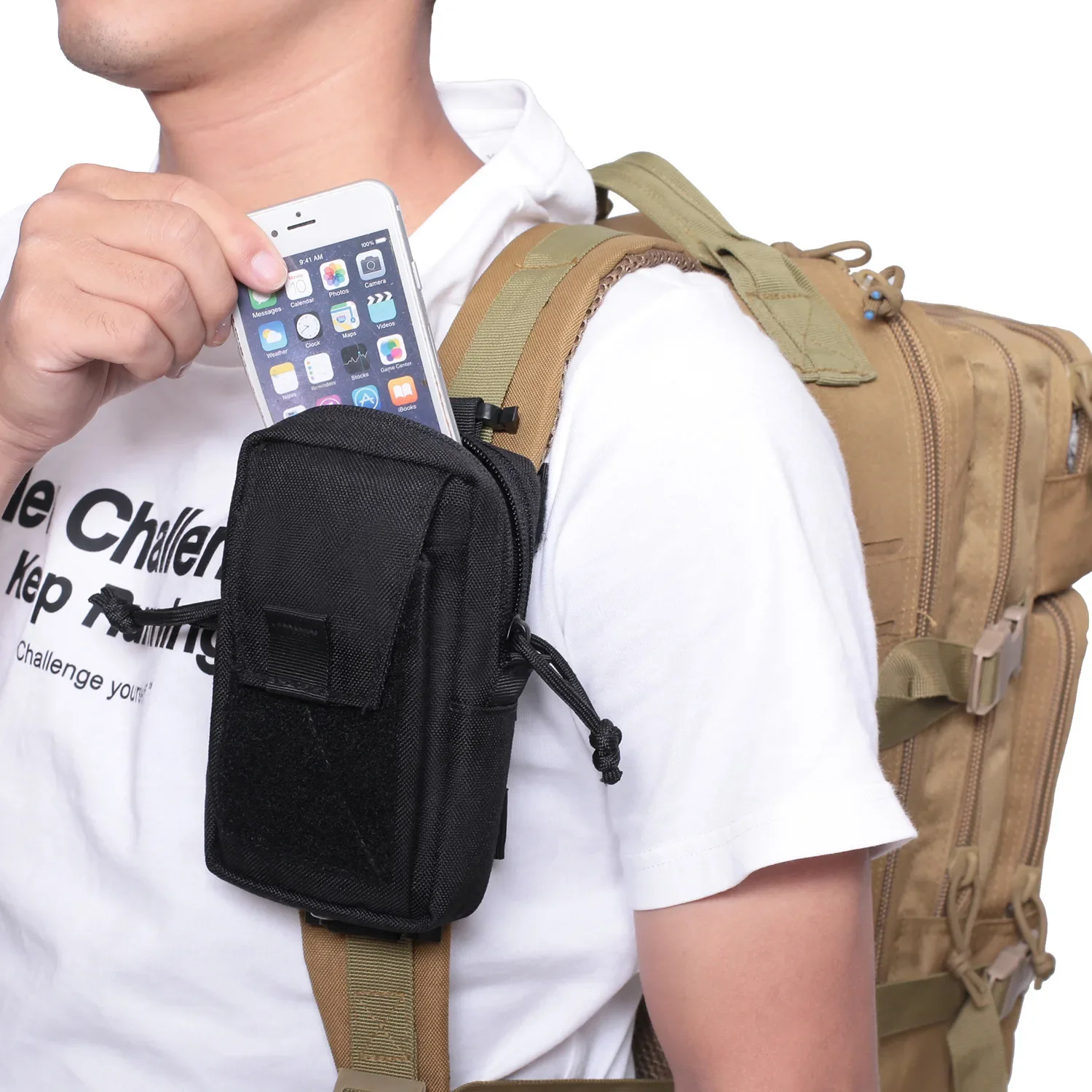 Molle Rucksackgurt-Handyhalter – Sack Race Bag Bewertung und Preis