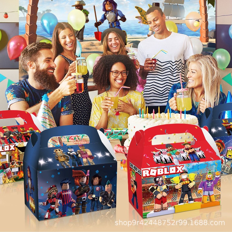 12-teiliges Set Roblox-Themen- – Party Games In Roblox Bewertung und Preis
