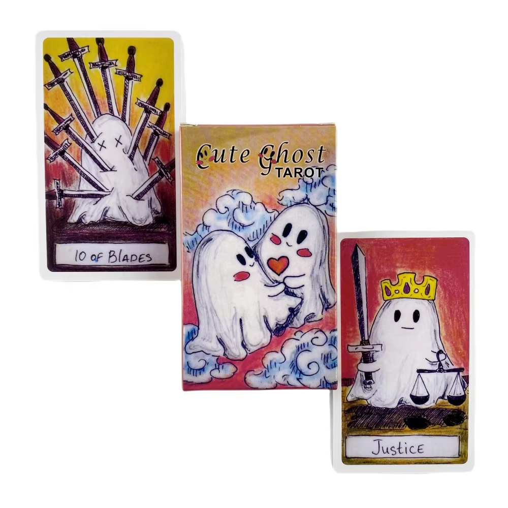 Niedliches Geister-Tarot-Deck- – Party Games Entertainer Bewertung und Preis
