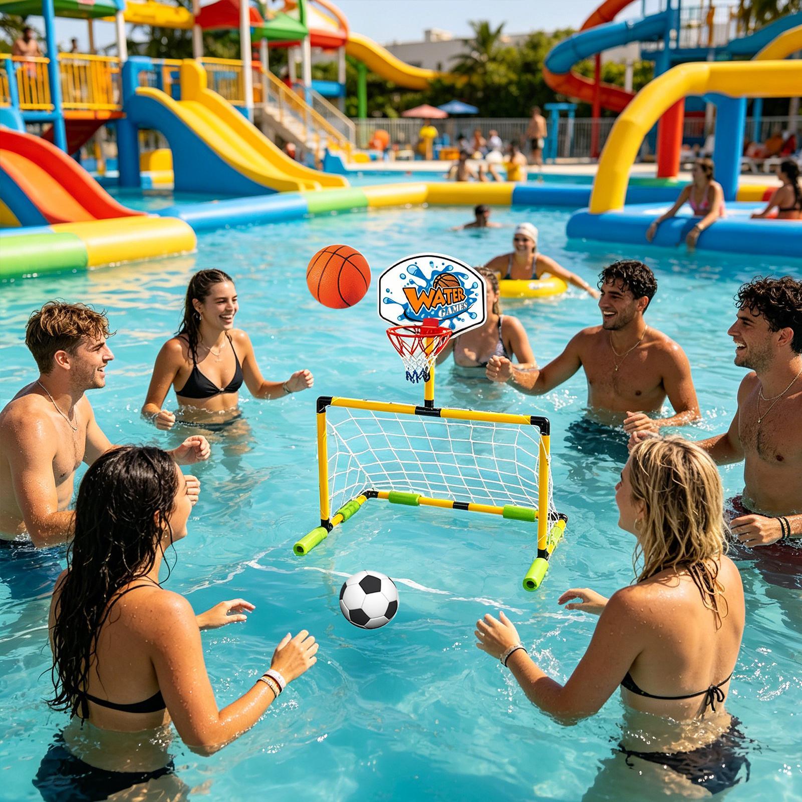 Pool-Basketballkorb 2-in-1 Fuß – Party Games Kids And Adults Bewertung und Preis