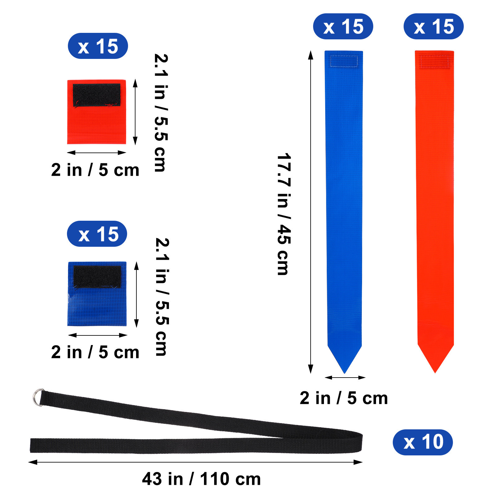 10-teiliges Fußball-Flaggenban – Capture Flag Set Bewertung und Preis