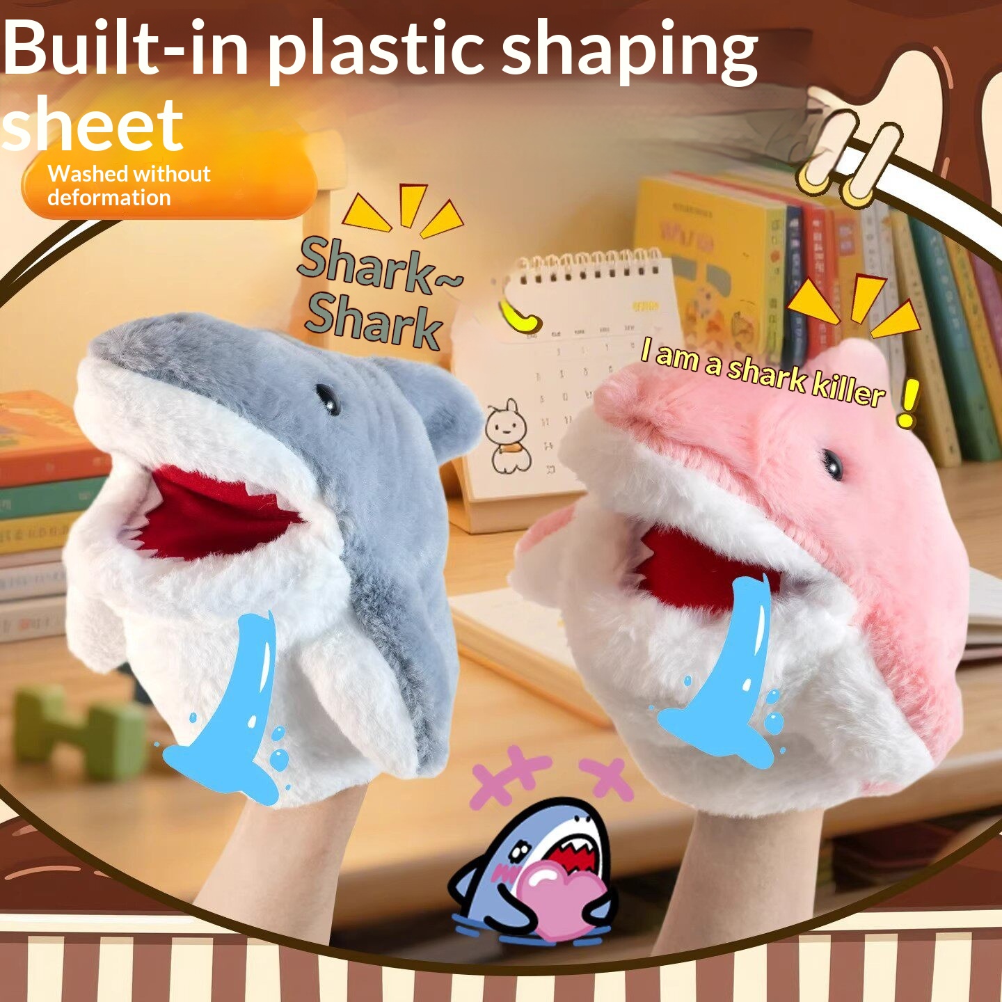 Hai-Handpuppe Plüsch-Hai-Armtu – Party Games Children Bewertung und Preis