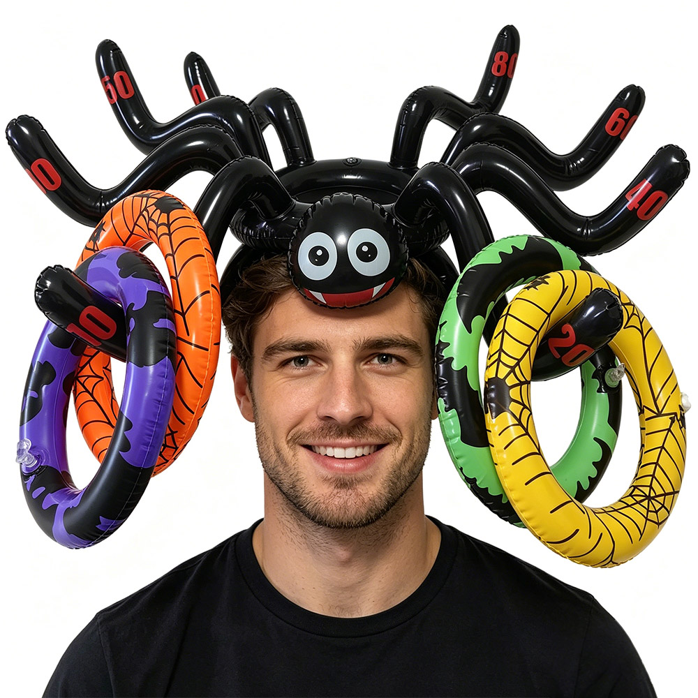 Aufblasbares Spinnen-Hexenhüte – Ring Toss Outdoor Bewertung und Preis