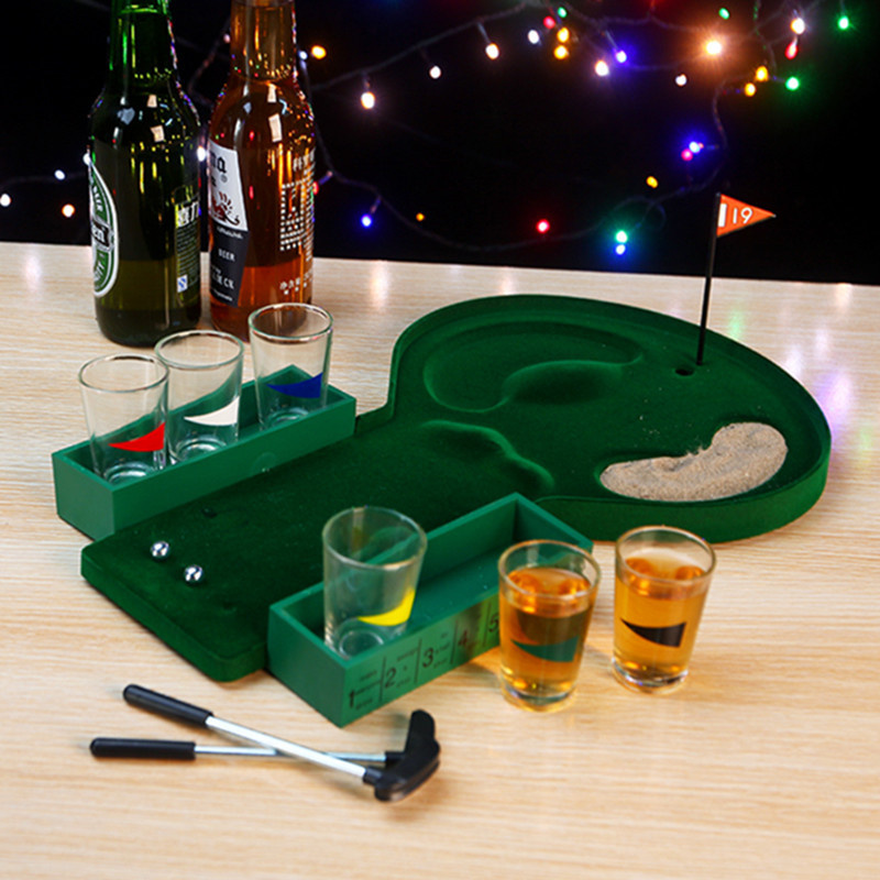 Minigolf Tischs piele Spielzeu – Party Games Adults Drinking Bewertung und Preis