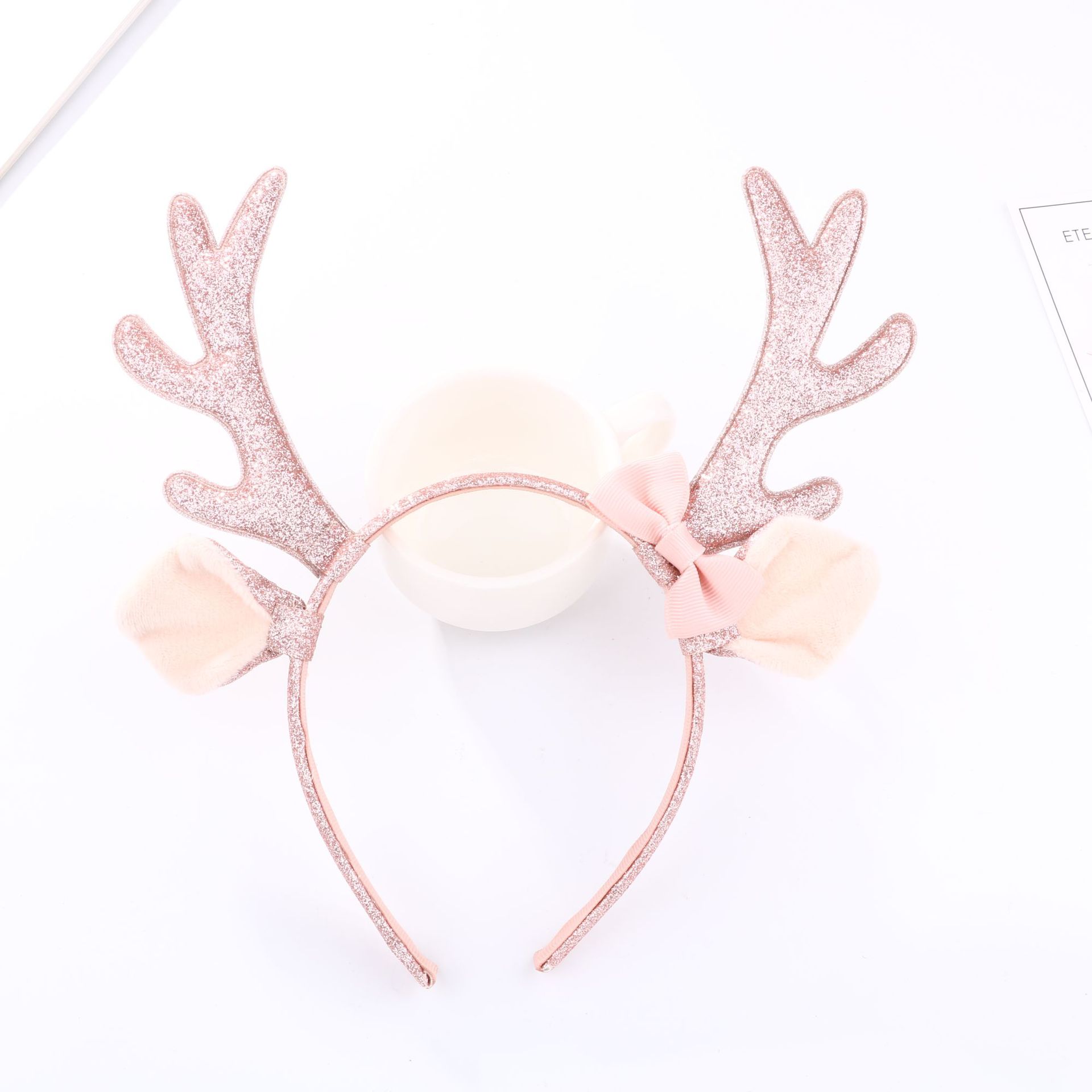Niedliches Rosa Glitzer-Rentie – Ring Toss Outdoor Bewertung und Preis