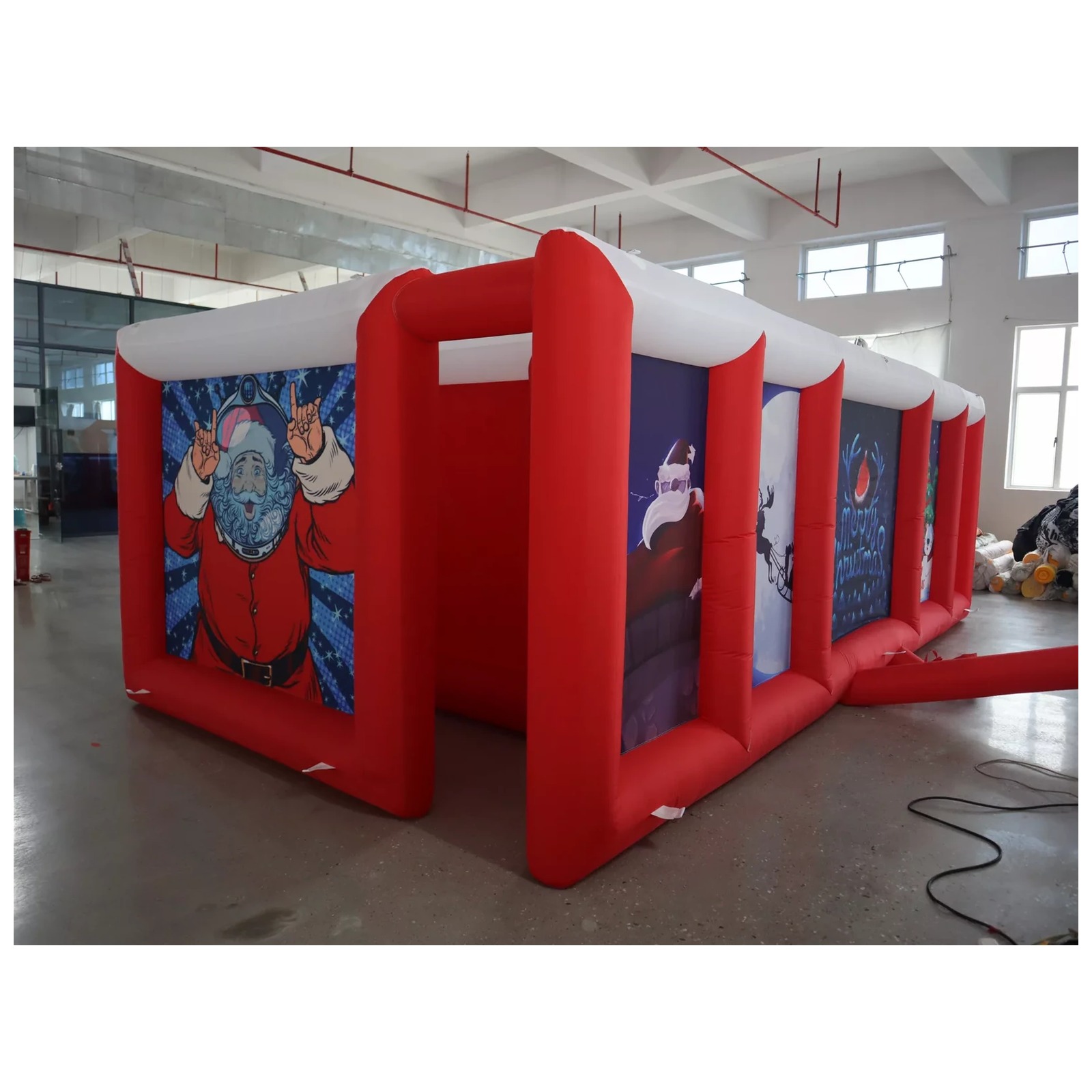 Großes rot-weißes aufblasbares – Party Games Kids And Adults Bewertung und Preis