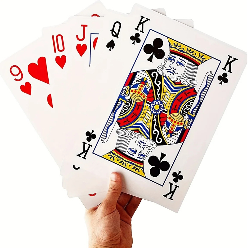 Übergroße Spielkarten, 2-fach  – Party Games Juegos De Mesa Bewertung und Preis