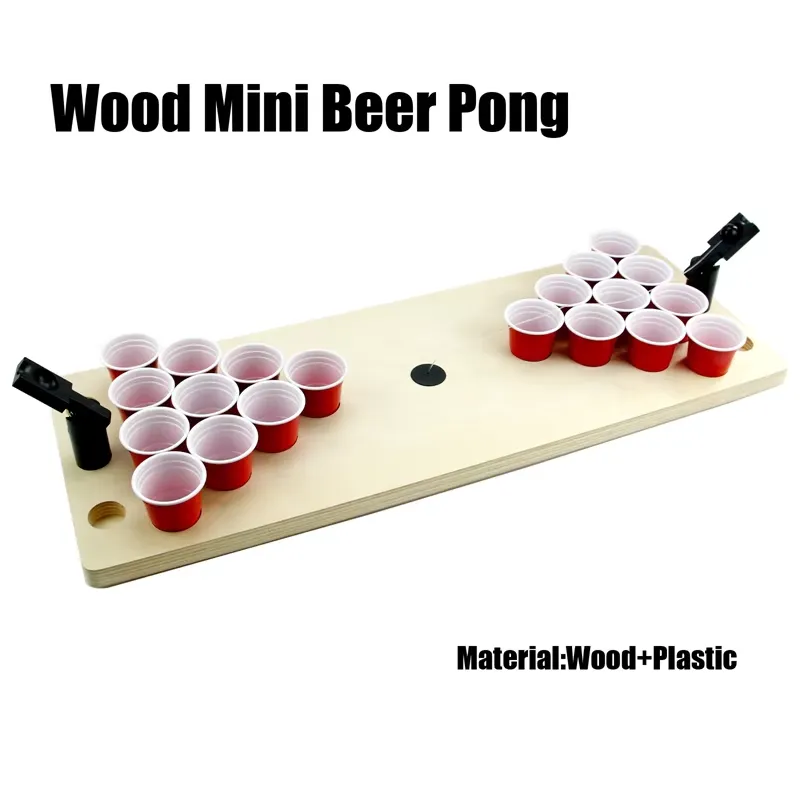 Mini-Bier-Pong-Tischtennis-Tri – Party Games Adults Drinking Bewertung und Preis
